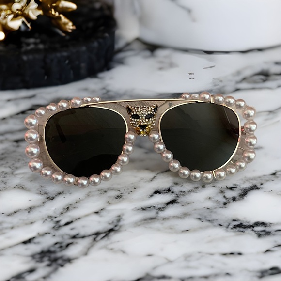Unisex customize, pearl Lionhead sunglasses main image 7